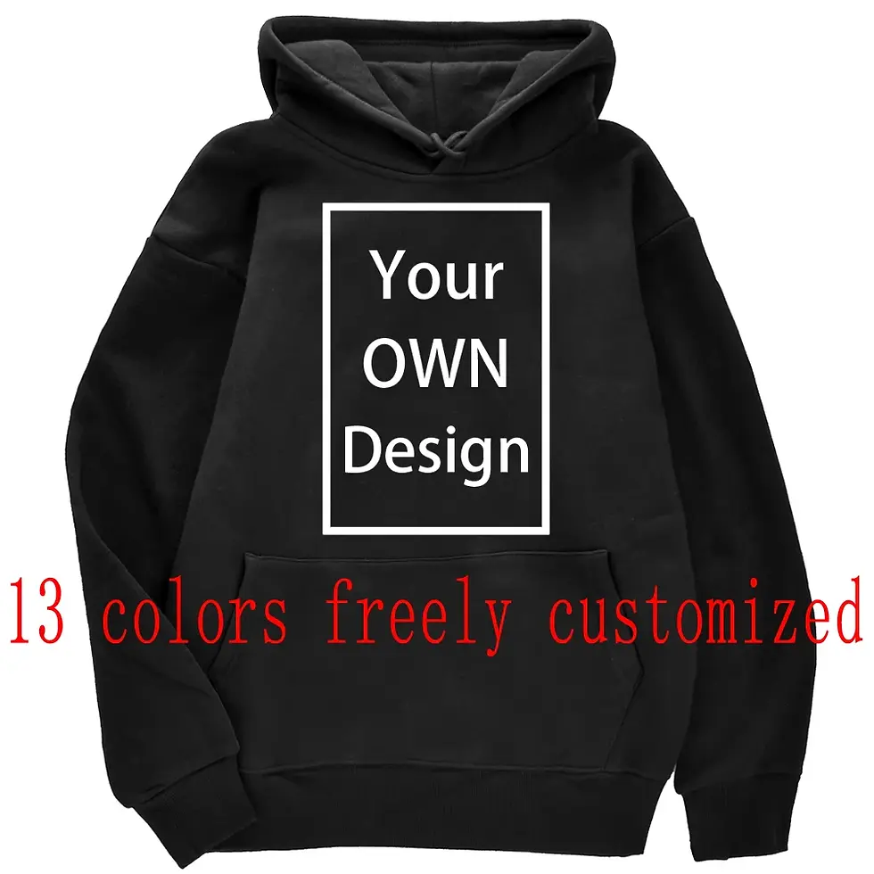 Miniatura: Your OWN Design Brand Logo/Picture Custom Men Women DIY Hoodies Sweatshirt