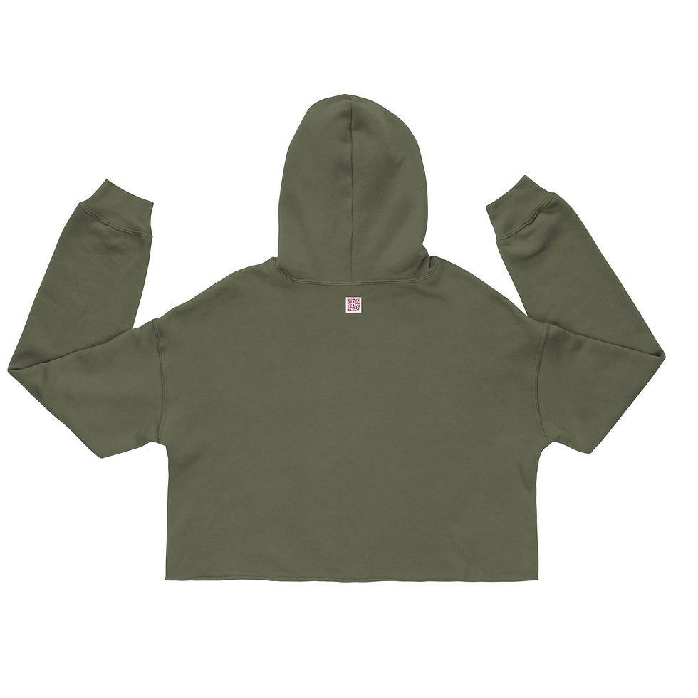 Miniatura: Light Wine On! Crop Hoodie