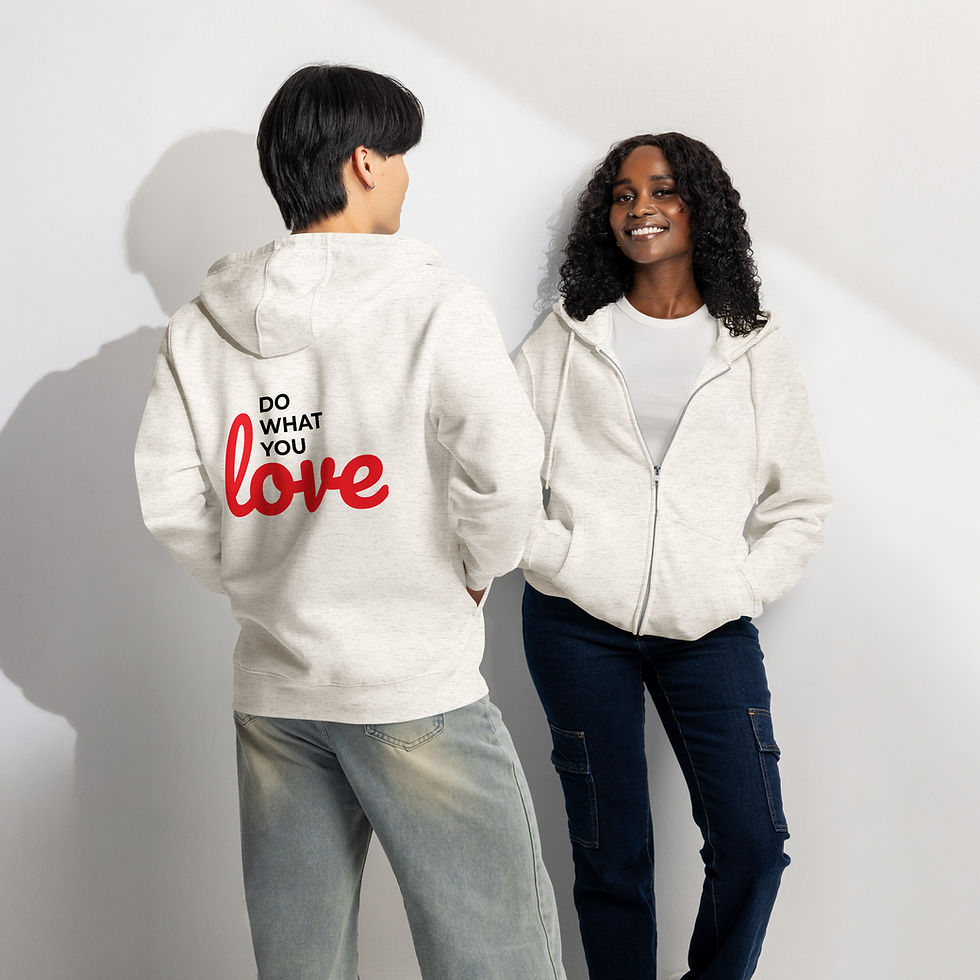Miniatura: Do What You Love Premium full zip hoodie
