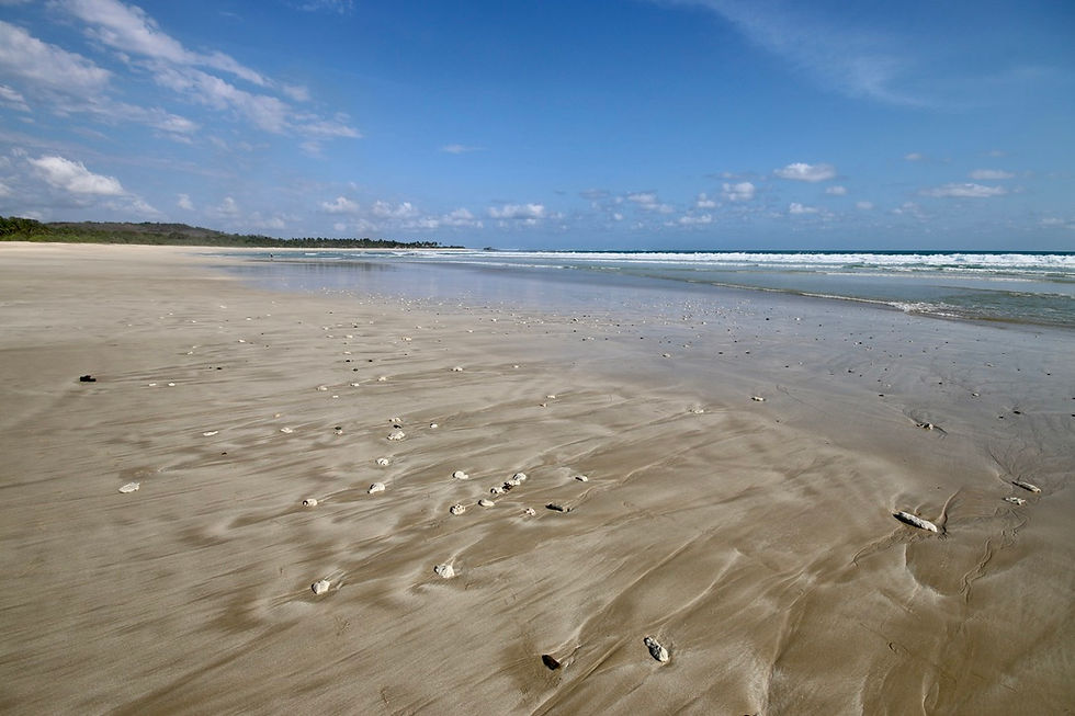 A deserted beach in Sumba - one of the best places to surf uncrowded waves in Indonesia