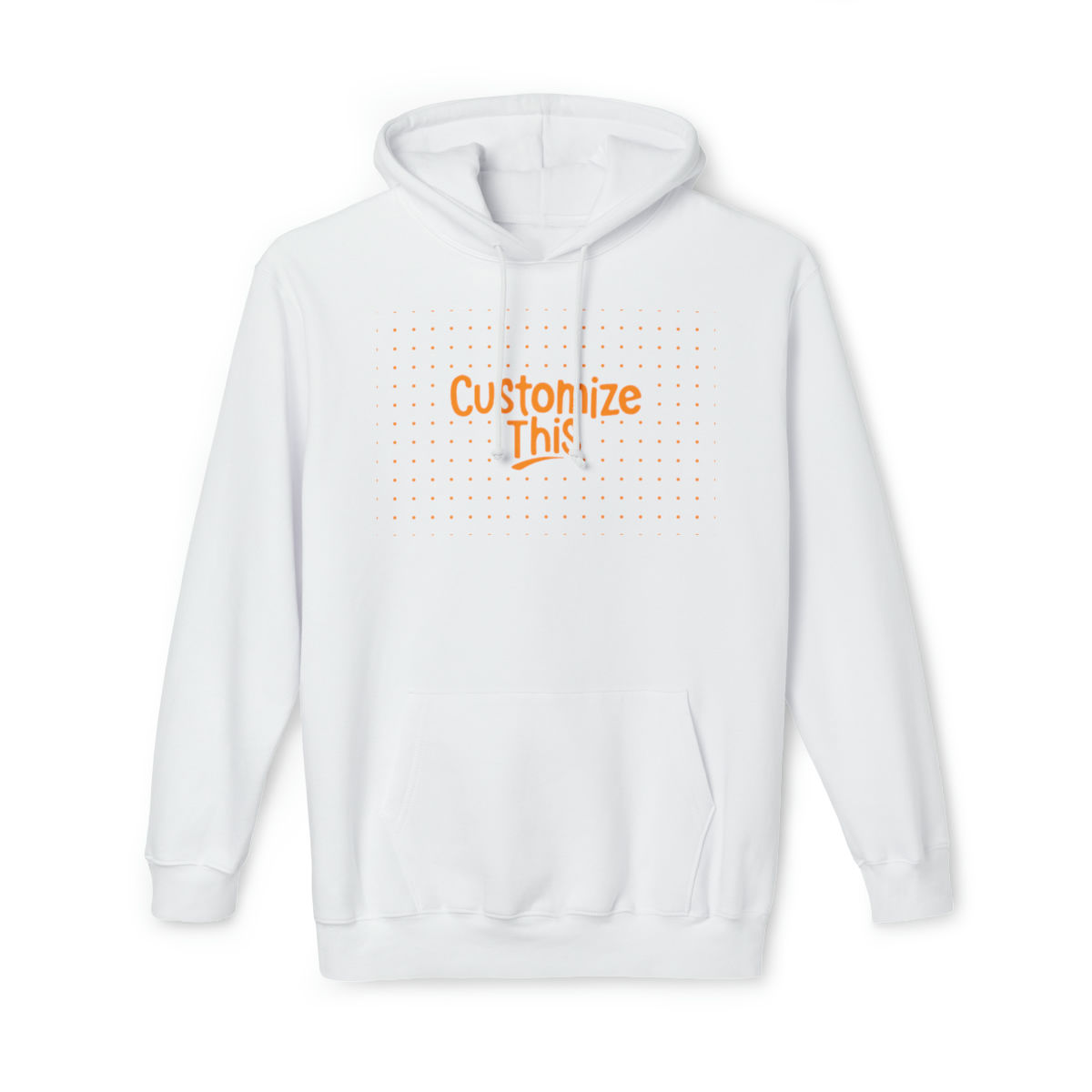 Custom Unisex Hooded Sweatshirt, Made in US