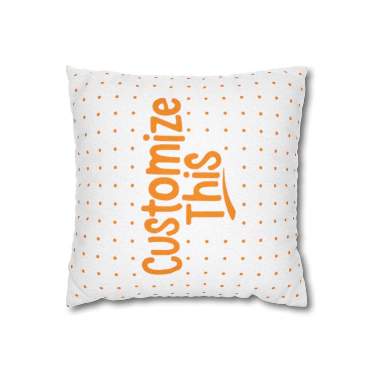 Custom Spun Polyester Square Pillowcase