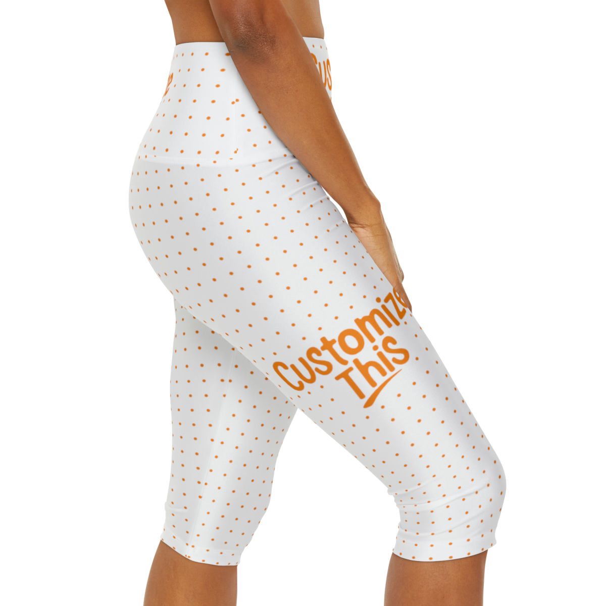 Custom Yoga Capri Leggings (AOP)