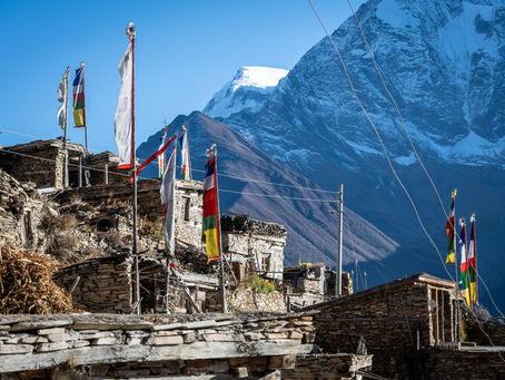 Dorfleben im Himalaya