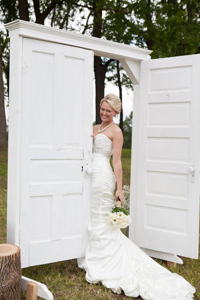 White Door Arch