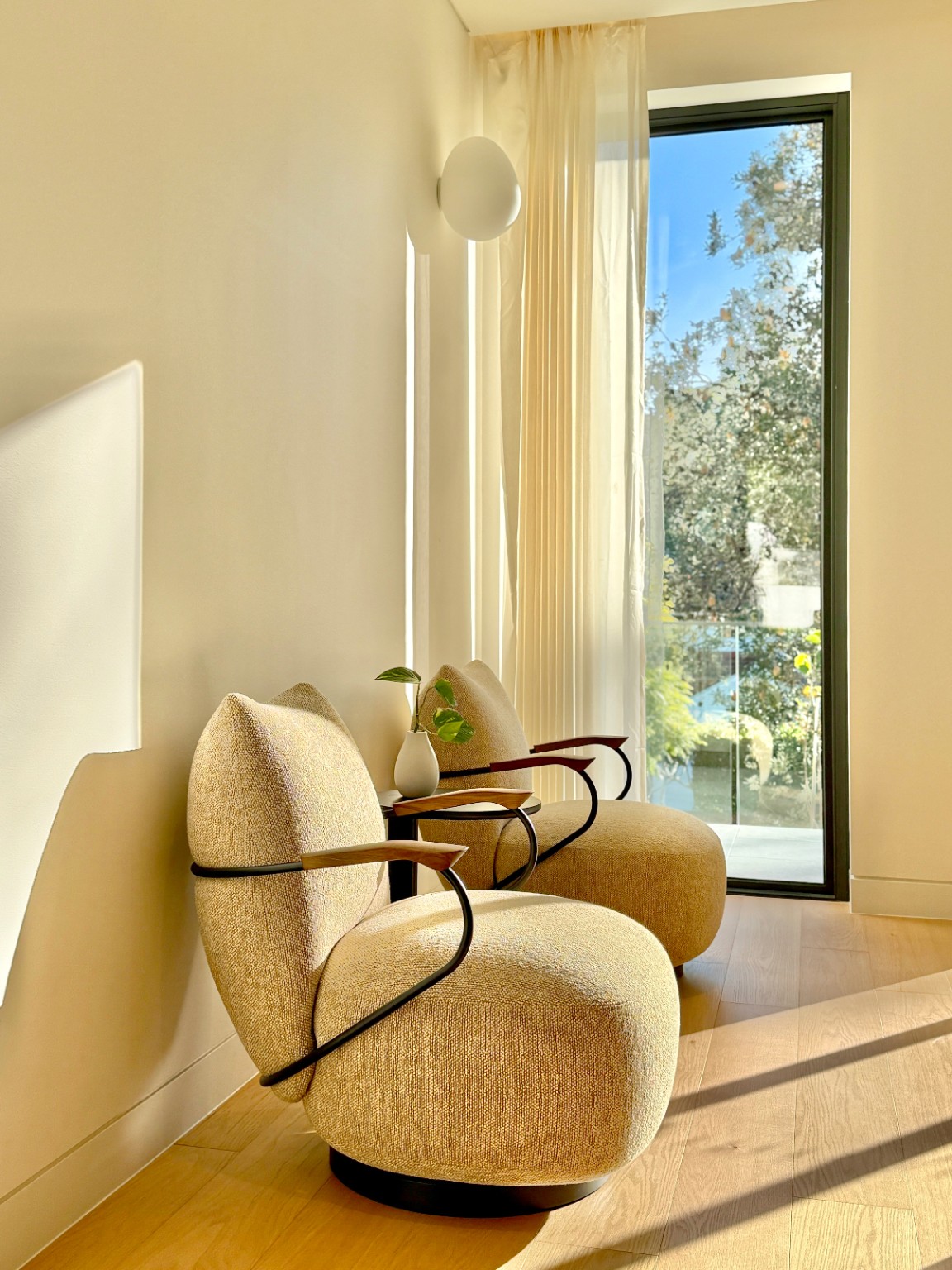 The Rana Residence — sculptural interior and refined material palette