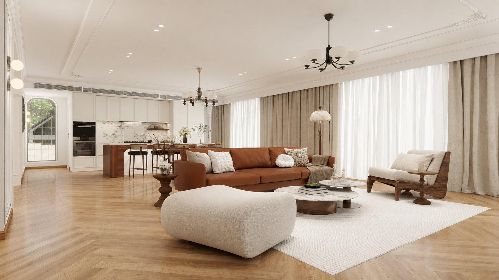The Heritage Reimagined — dining room and bespoke cabinetry
