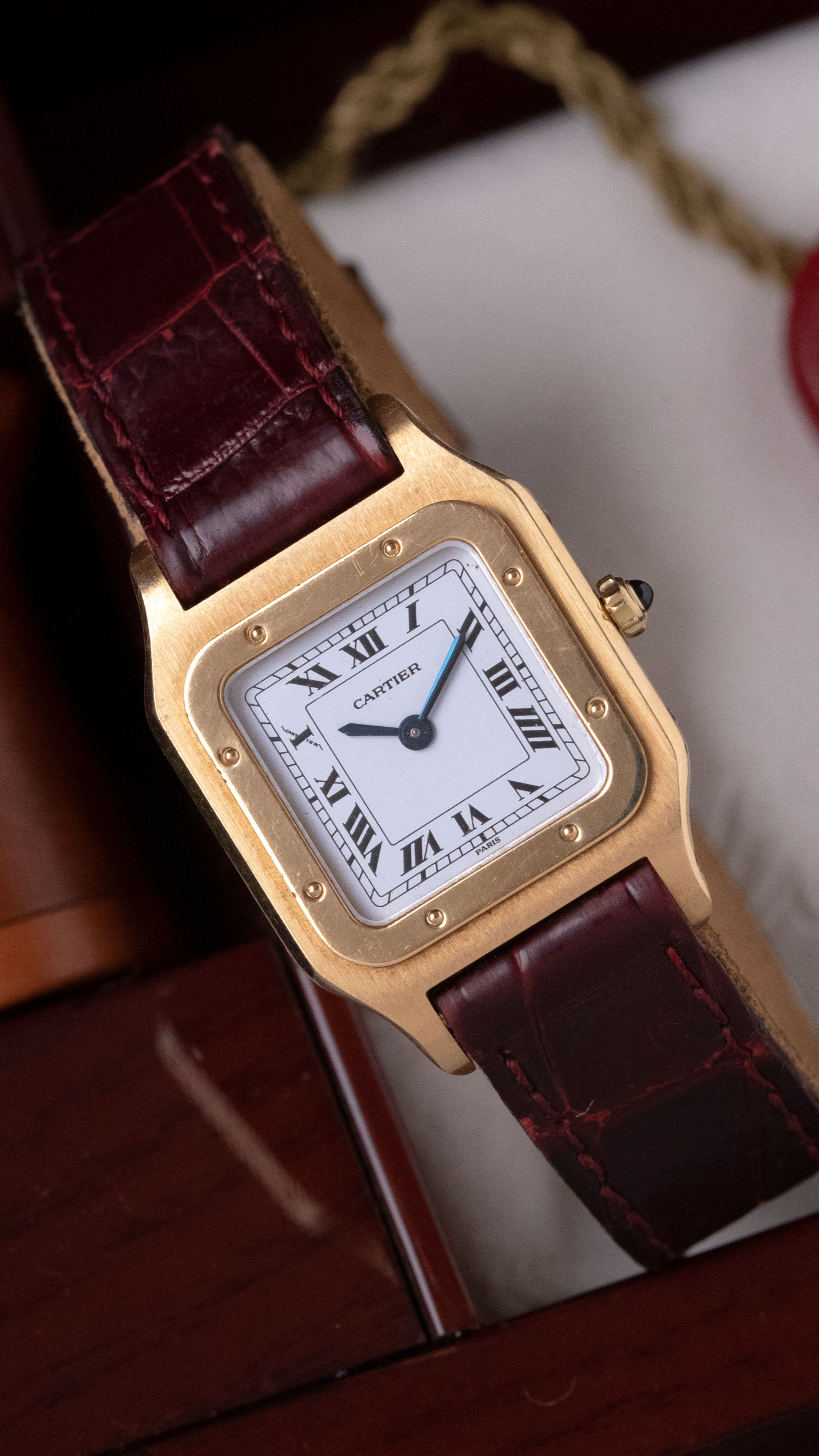 Cartier Santos Dumont Extra Plate 96053