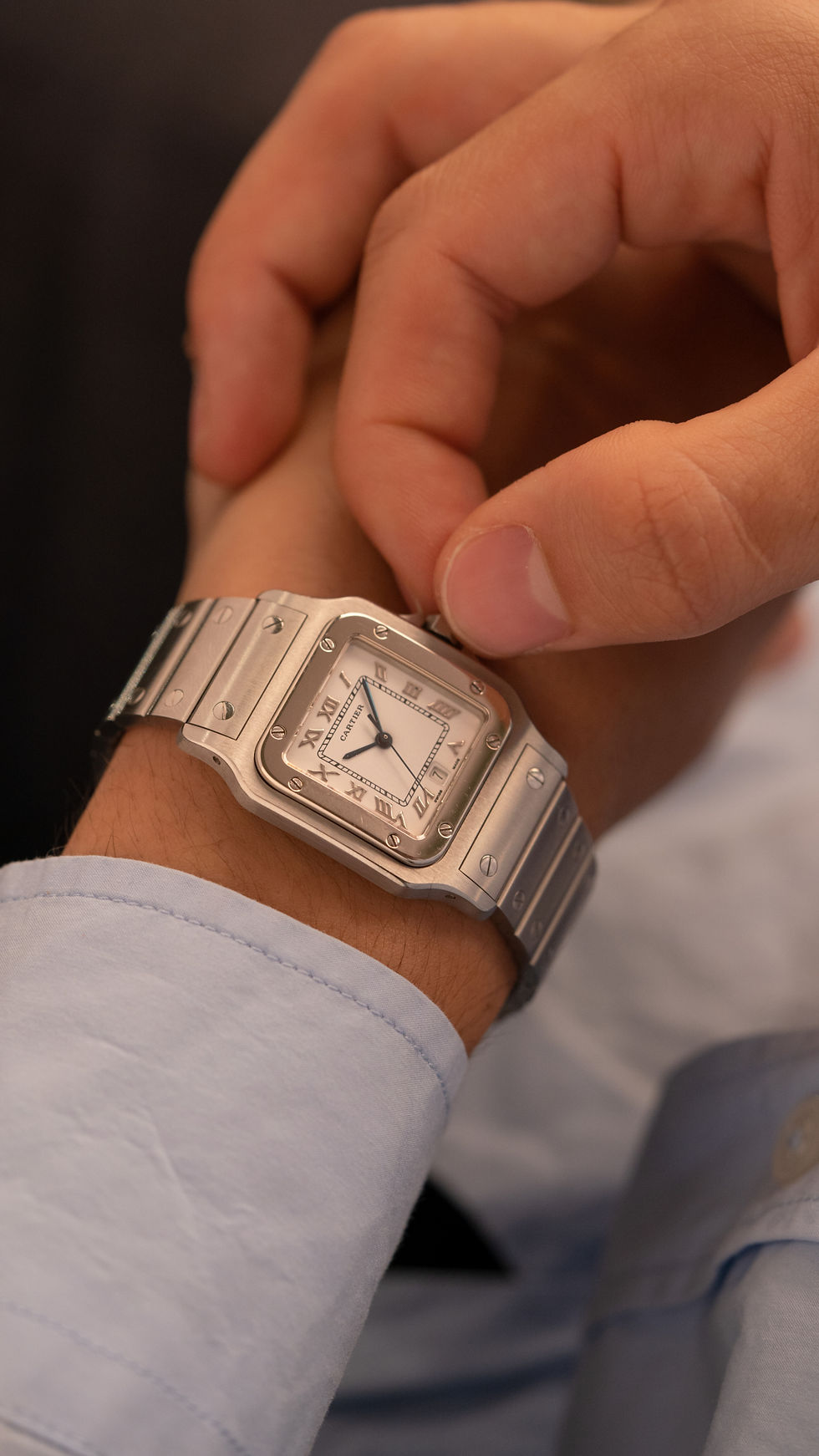 Miniatura: Cartier Santos Galbée