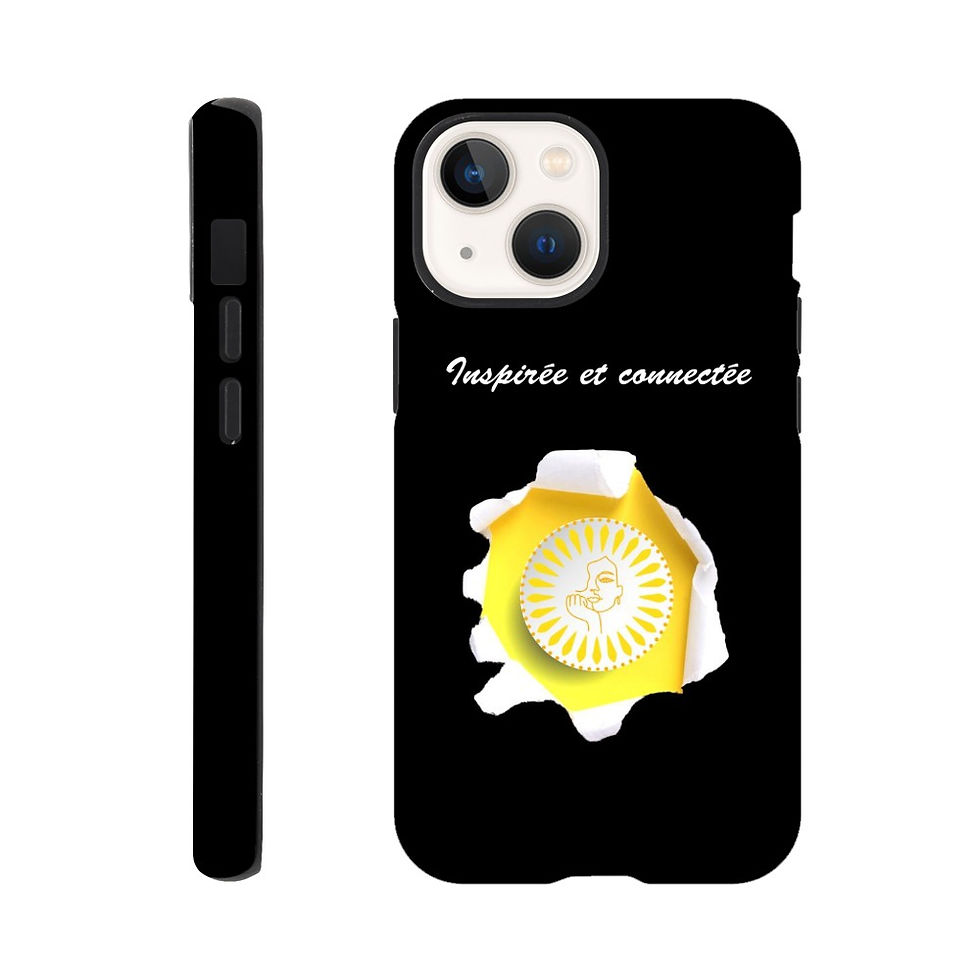 Miniature : Coque résistante iPhone  "Inspirée et connectée" - Les Inspirantes