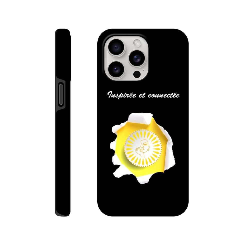 Miniature : Coque résistante iPhone  "Inspirée et connectée" - Les Inspirantes