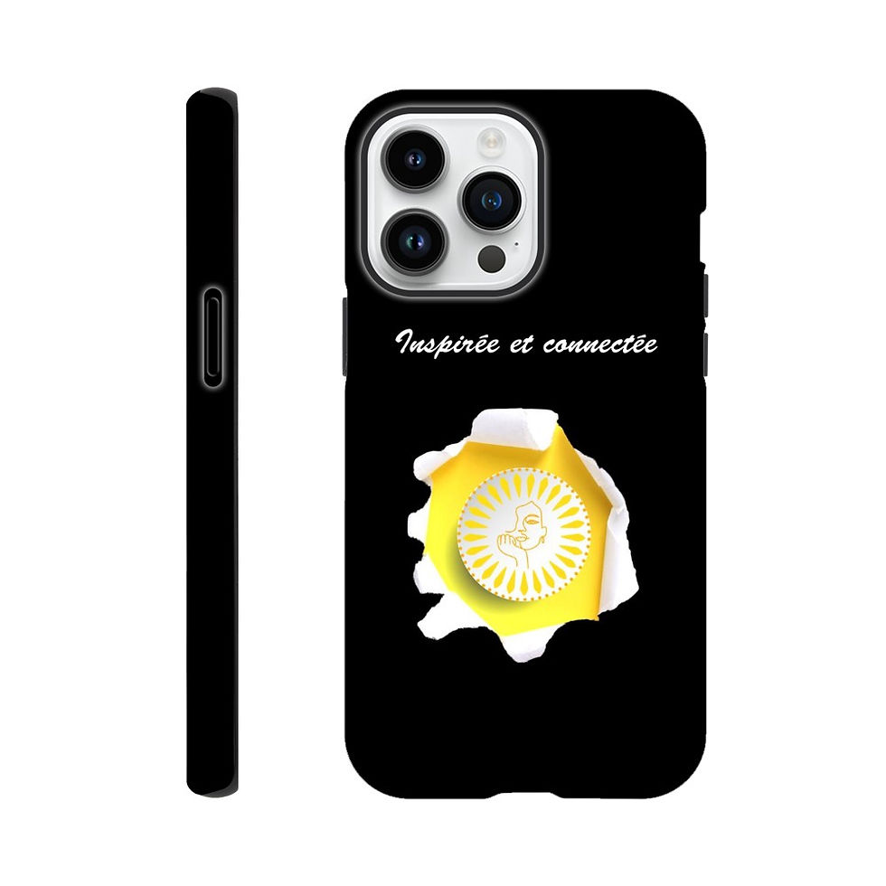 Miniature : Coque résistante iPhone  "Inspirée et connectée" - Les Inspirantes