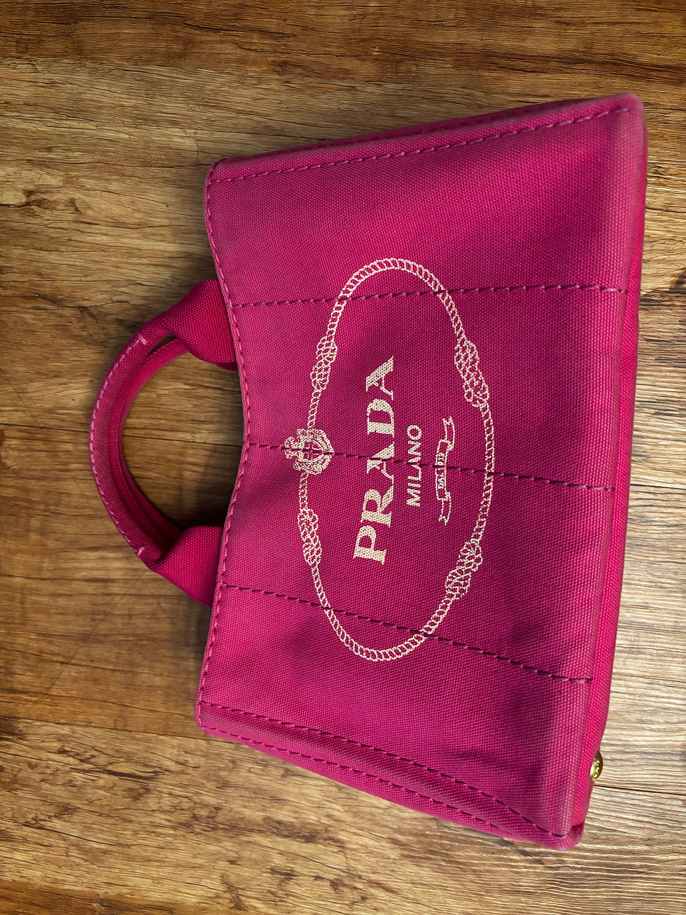 Thumbnail: Prada Canapa Tote Canvas Mini