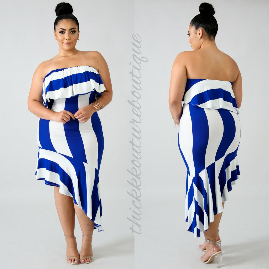 Koko Ruffle Stripe Dress