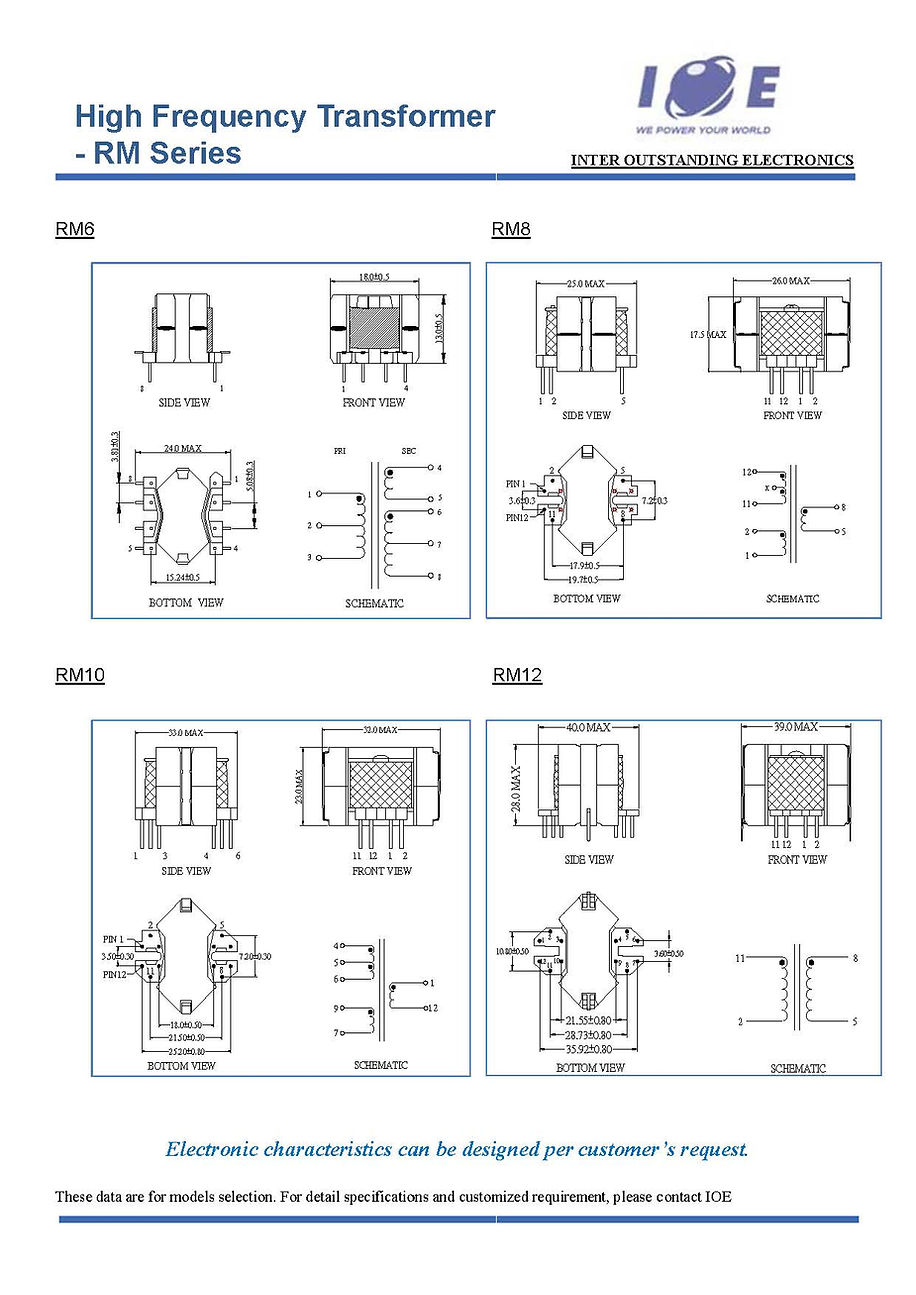 _Short form - High Frequency Transformer
