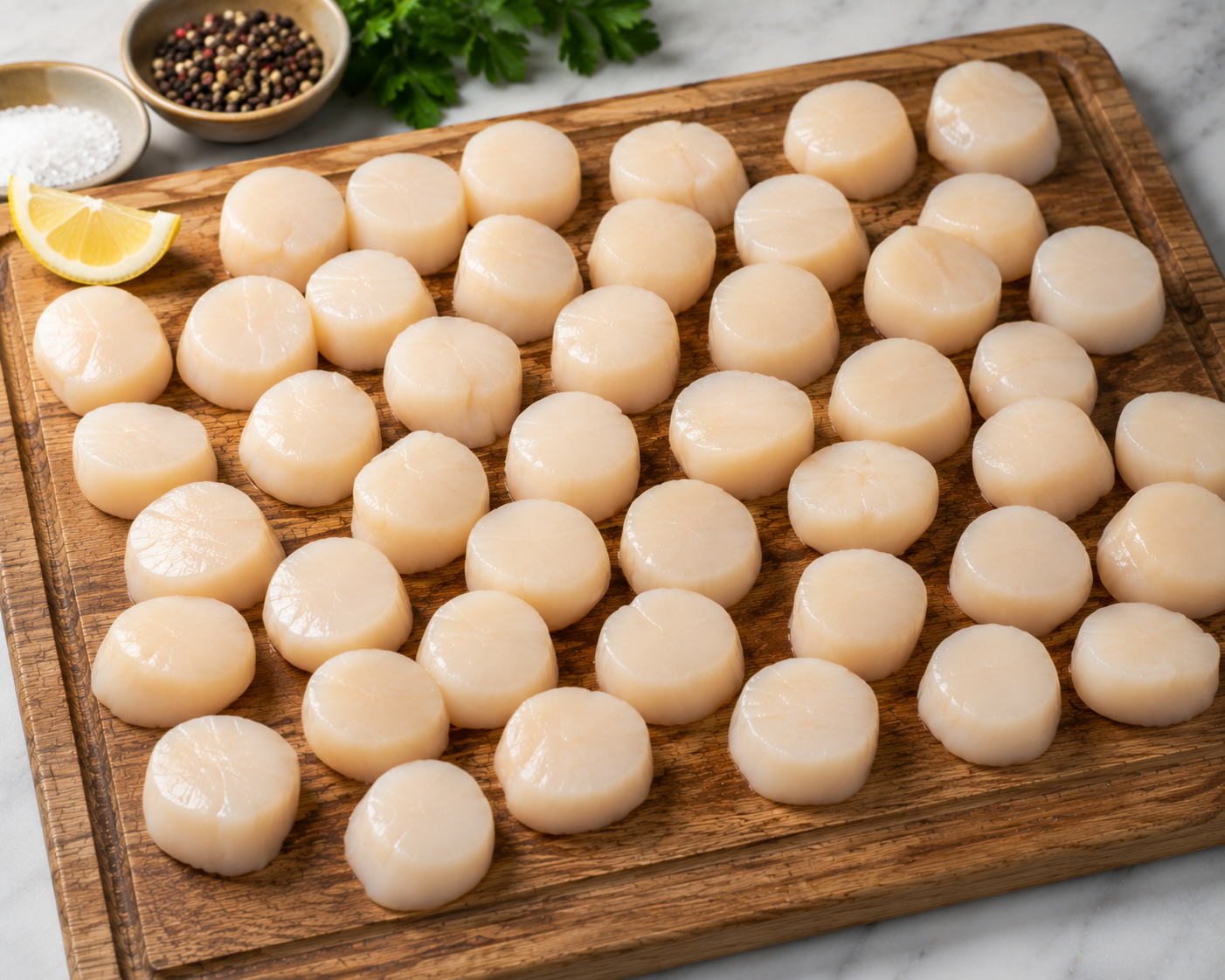 Premium Sea Scallops | 2 x 5 lb Bags | 10 lb Pack