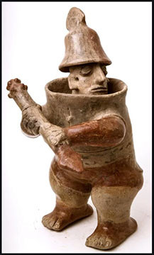 Jalisco warrior figure.