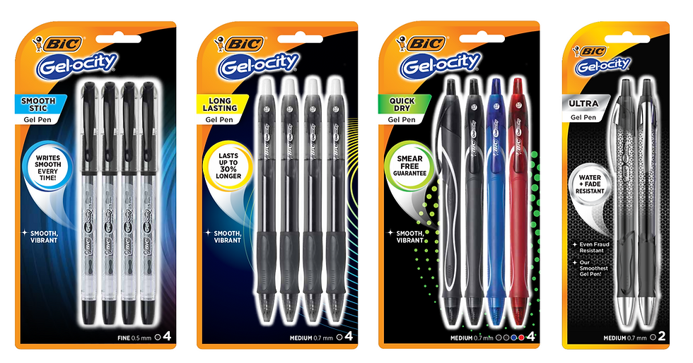 Bic Gelocity Redesign