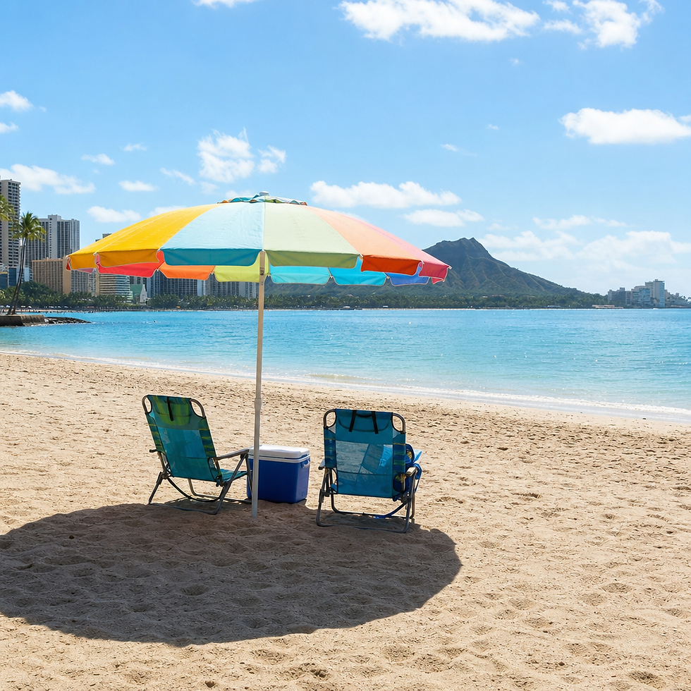 Beach Umbrella Rental Waikiki: The Shade Decision That Saves Your Beach Day