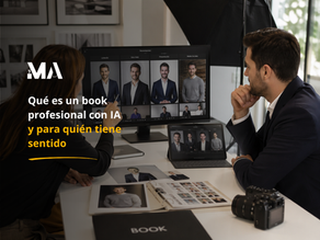 Qué es un book profesional con IA y para quién tiene sentido