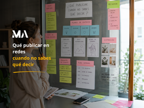 Qué publicar en redes cuando no sabes qué decir