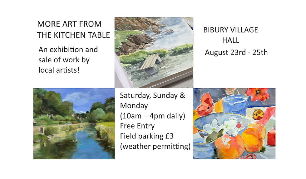 Art from the Kitchen Table 2025 - Sat 23, Sun 24 & Mon 25 August