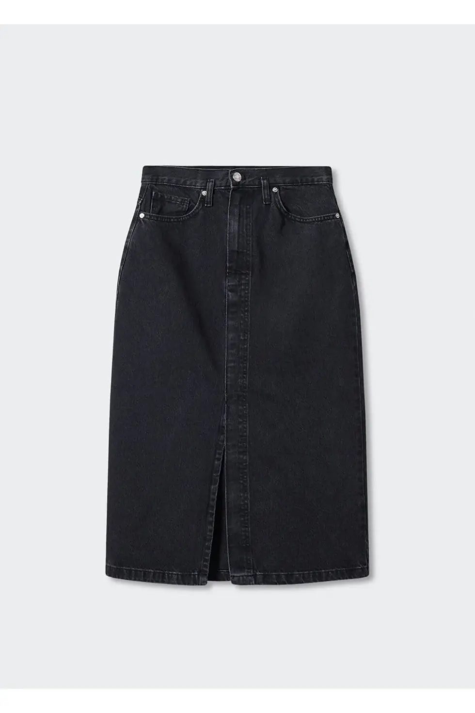 Thumbnail: Mango Midi denim etek