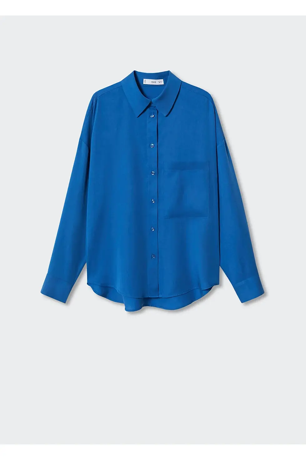 Thumbnail: MANGO Kadın Mavi Gömlek