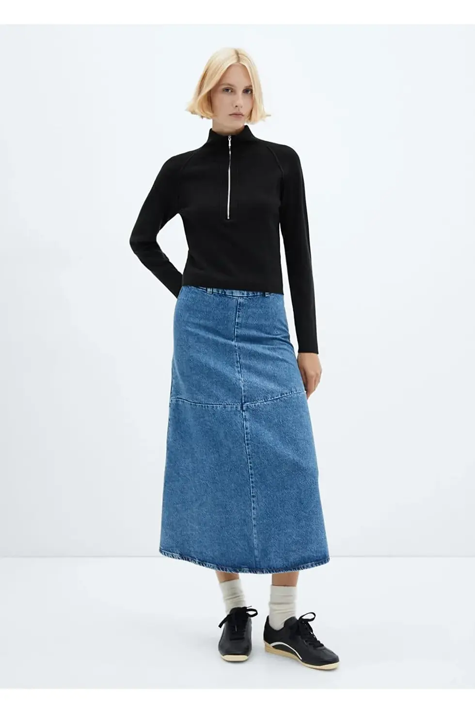 Thumbnail: Mango  Yakası fermuarlı kazak