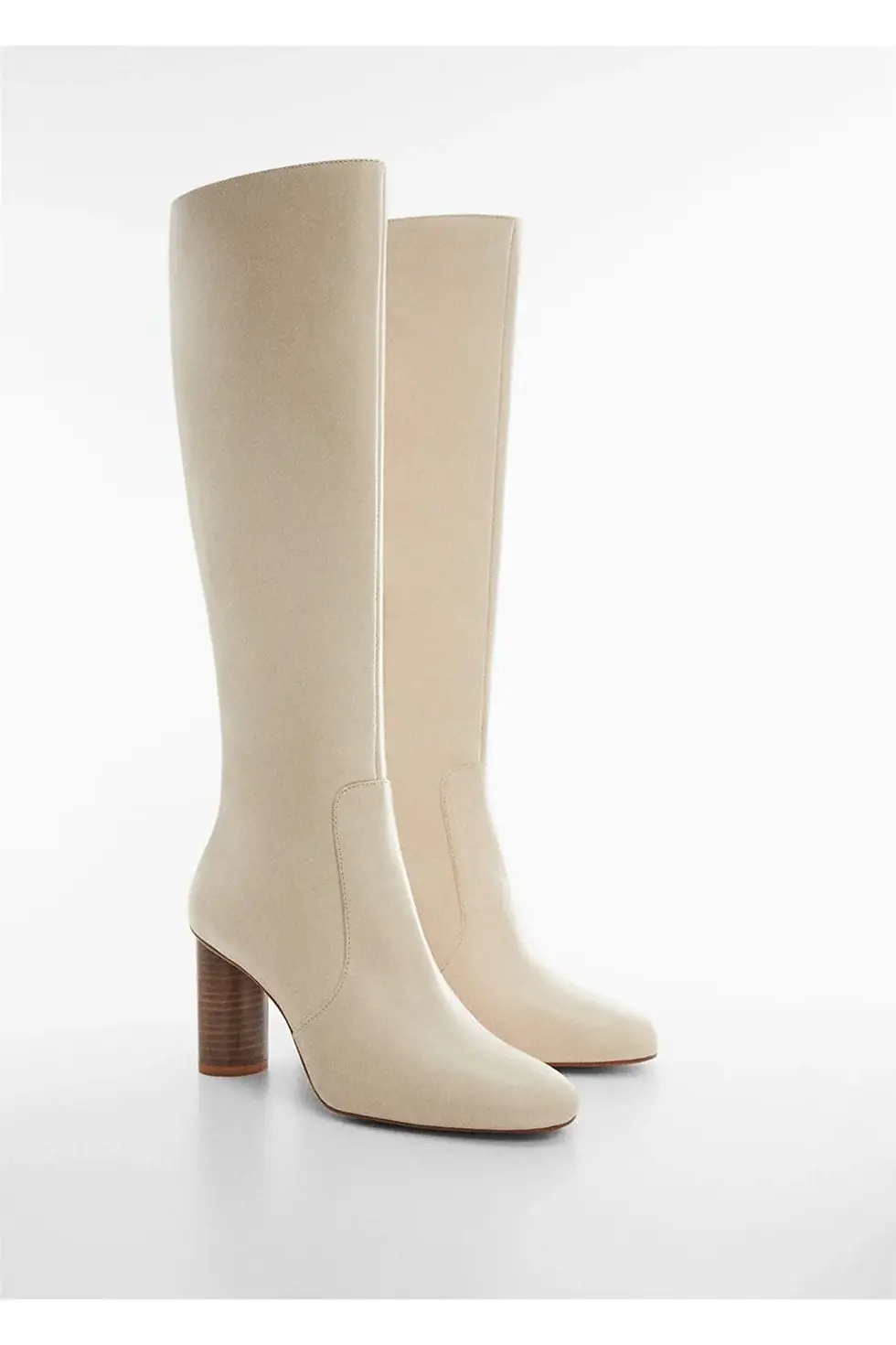 Thumbnail: MANGO Yuvarlak Burunlu Deri Çizme