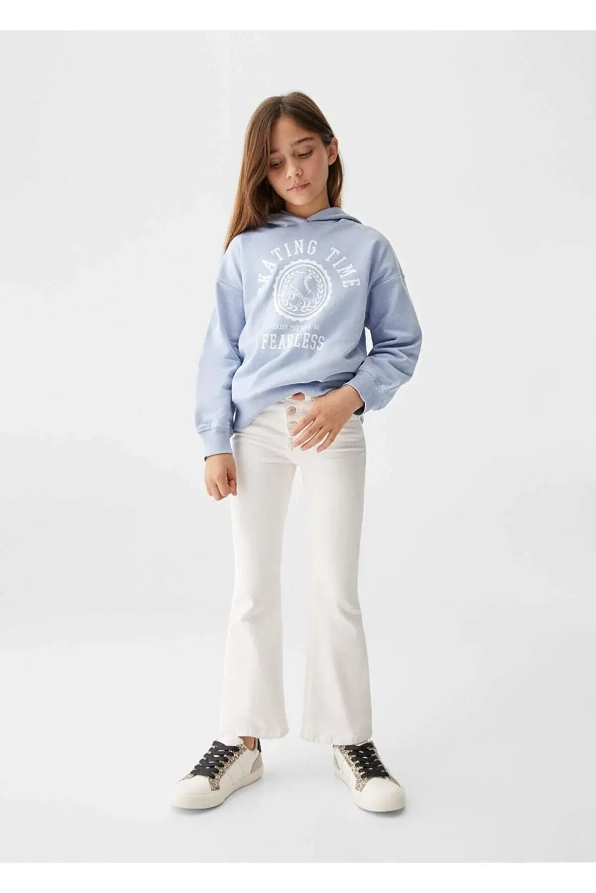 MANGO Kids Yazılı Ve Desenli Sweatshirt