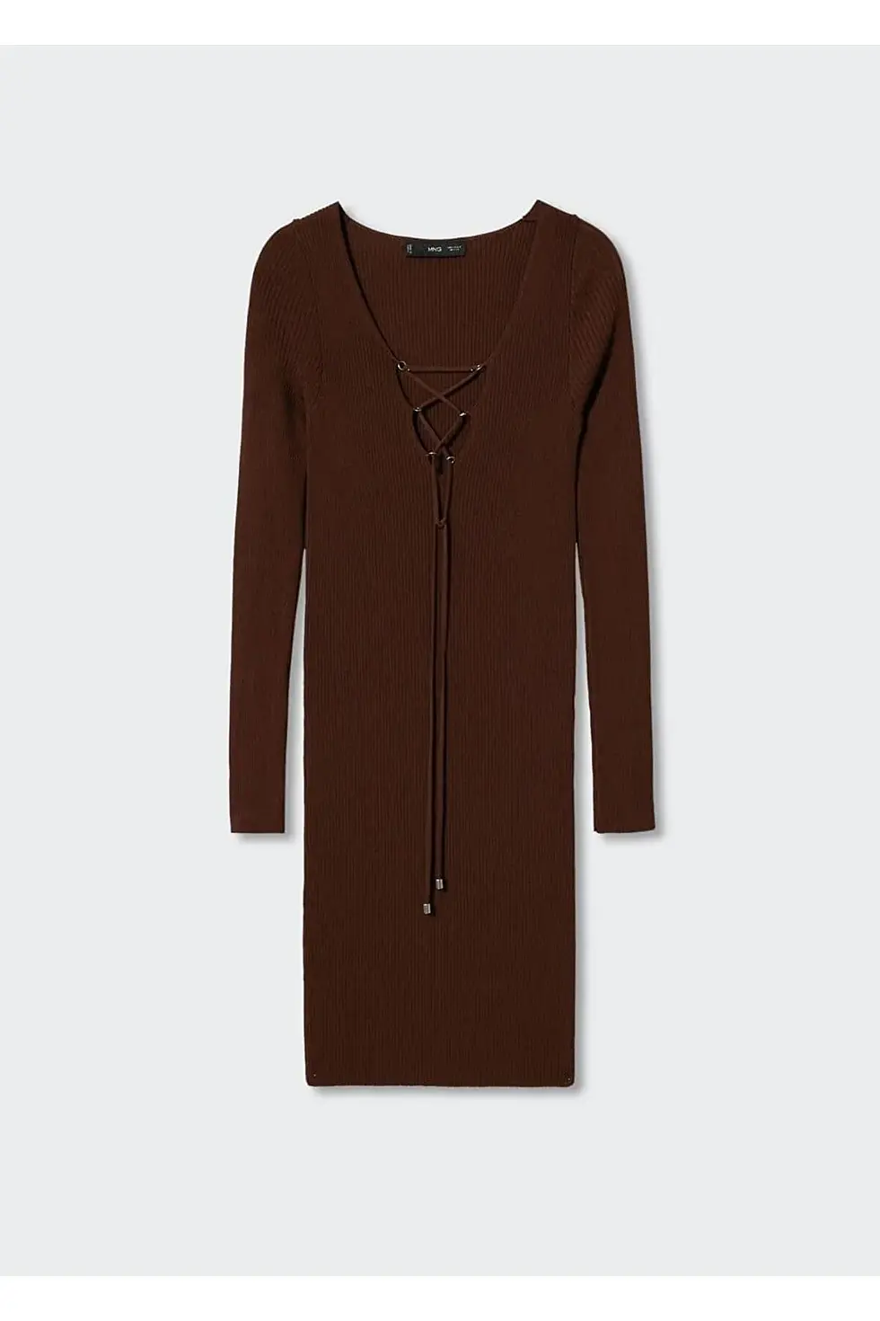 Thumbnail: Mango Ip Detaylı Triko Elbise