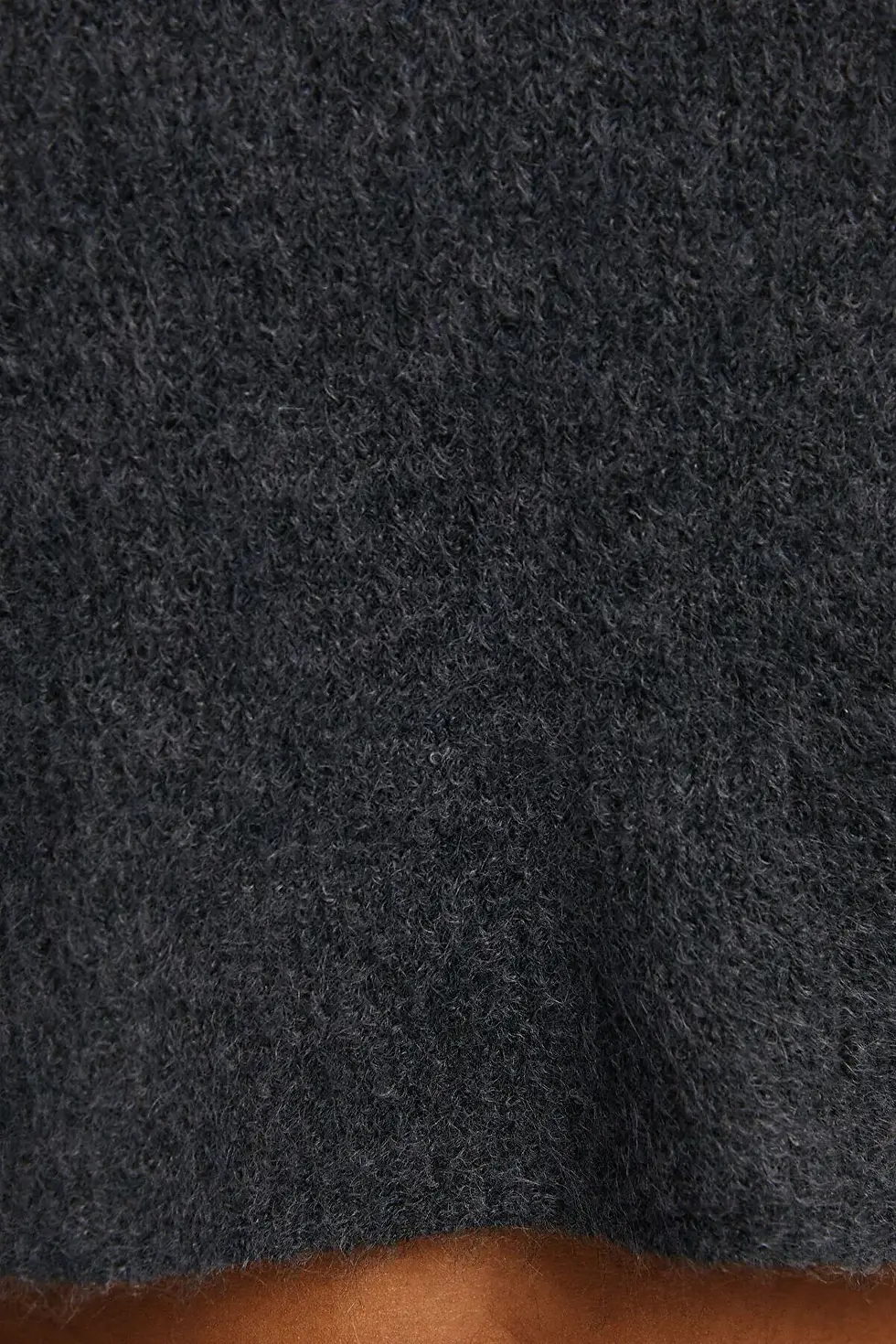 Thumbnail: Bershka Transparan dik yaka crop kazak