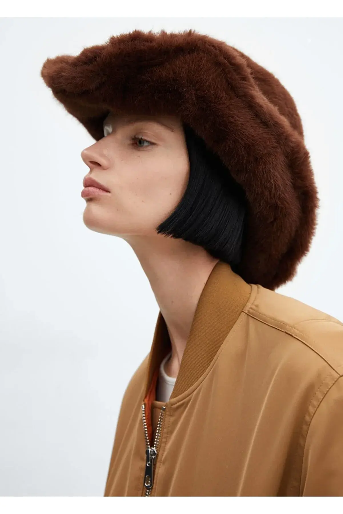 Mango Tüylü Kovboy Şapkası