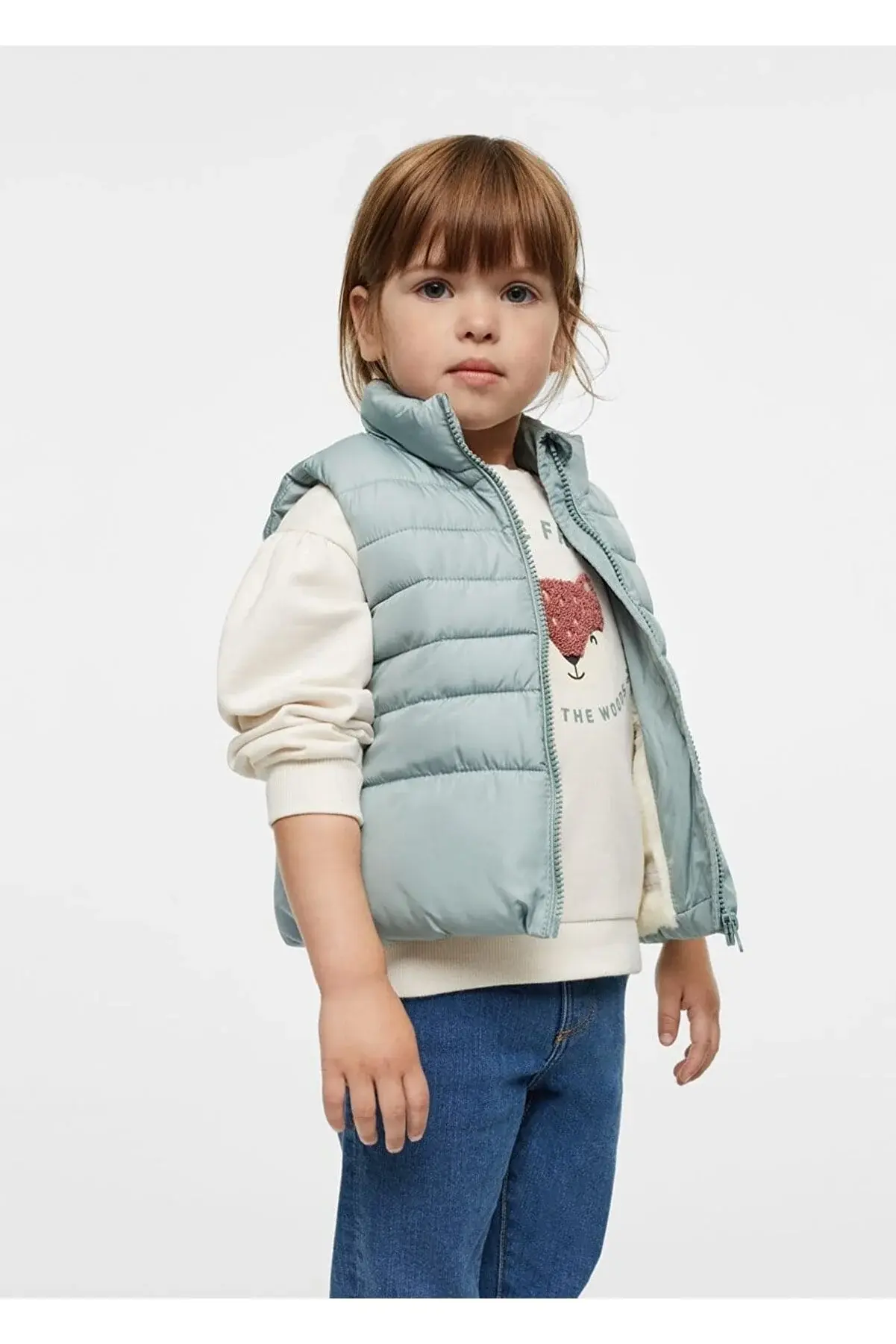 MANGO Baby Içi Kürklü Yelek