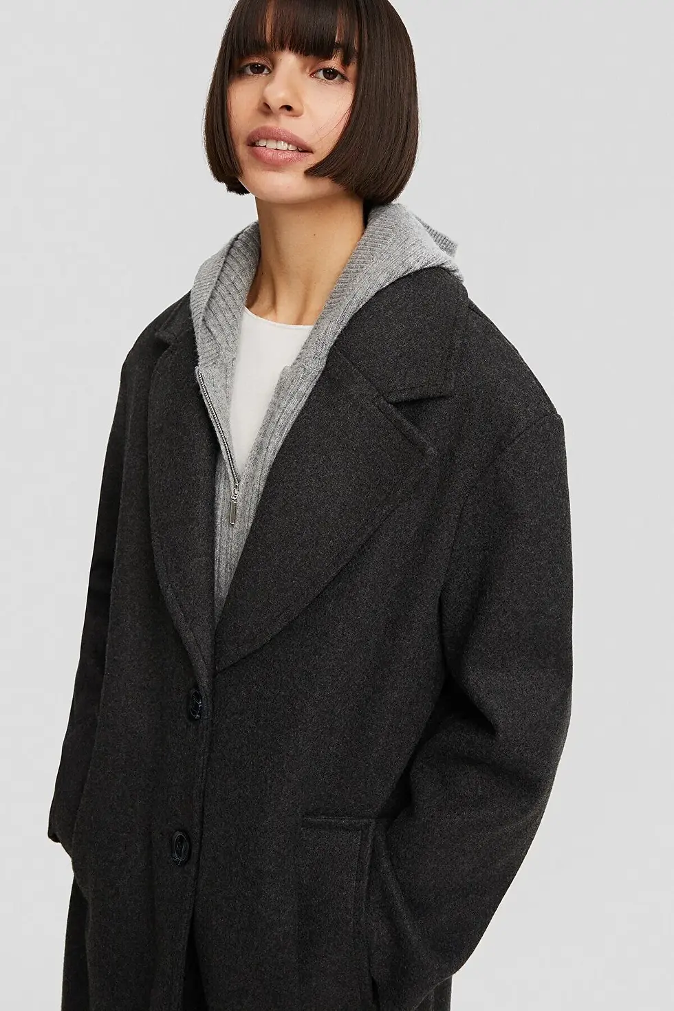 Миниатюра: Bershka Yumuşak uzun kaban