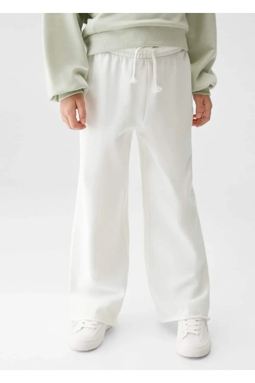 Thumbnail: MANGO Kids Fırçalanmış Palazzo Pantolon