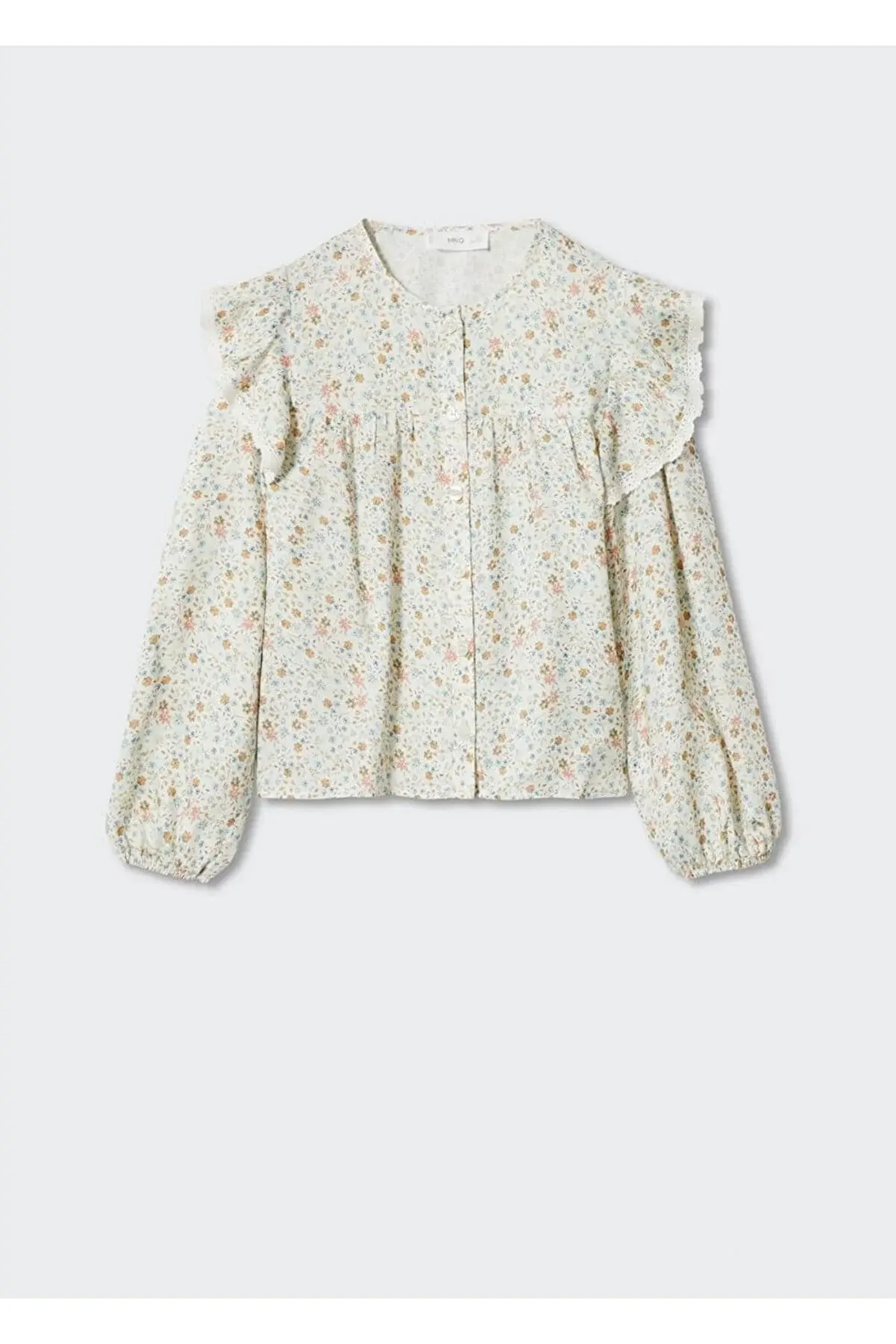 MANGO Kids Çiçek Desenli Bluz