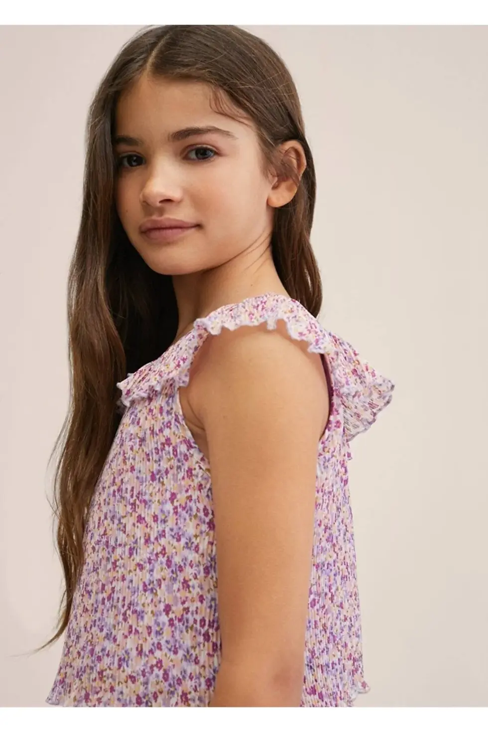 Thumbnail: MANGO Kids Çiçekli Bluz