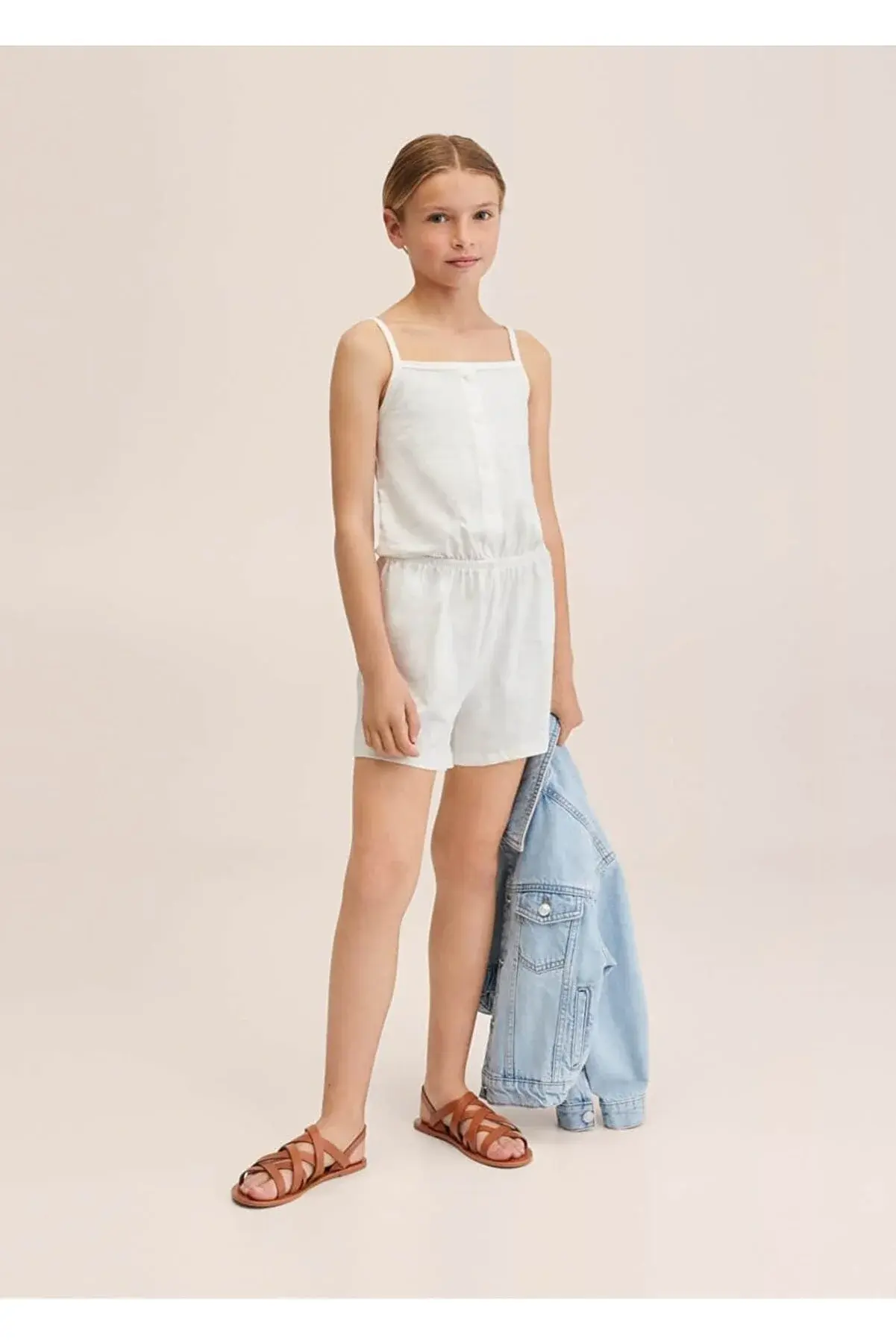 MANGO Kids Koton Şort Tulum