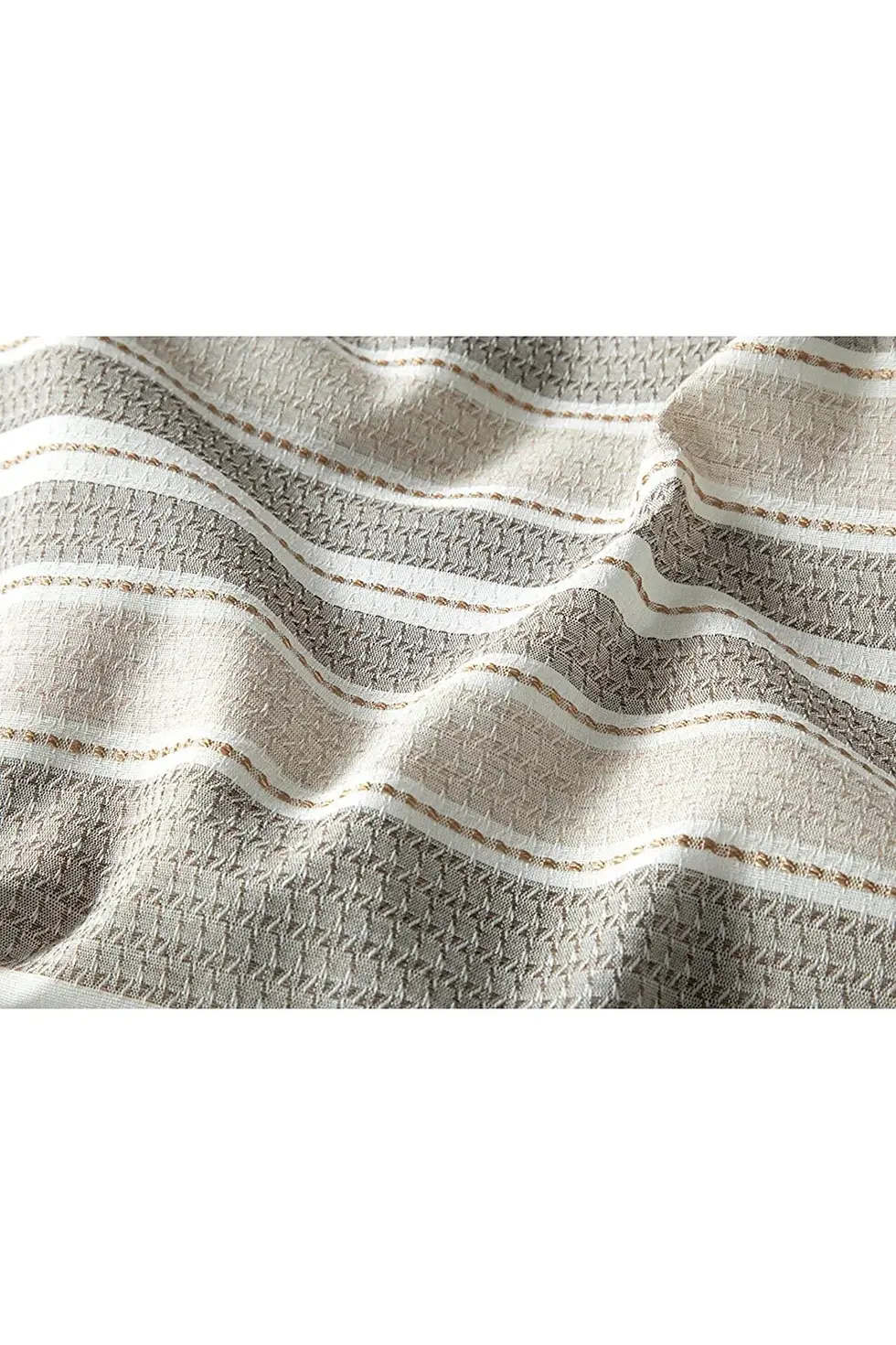 Thumbnail: English Home Grand Shiny Ipliği Boyalı Tek Kişilik Nevresim Takımı 160x220 Cm Br