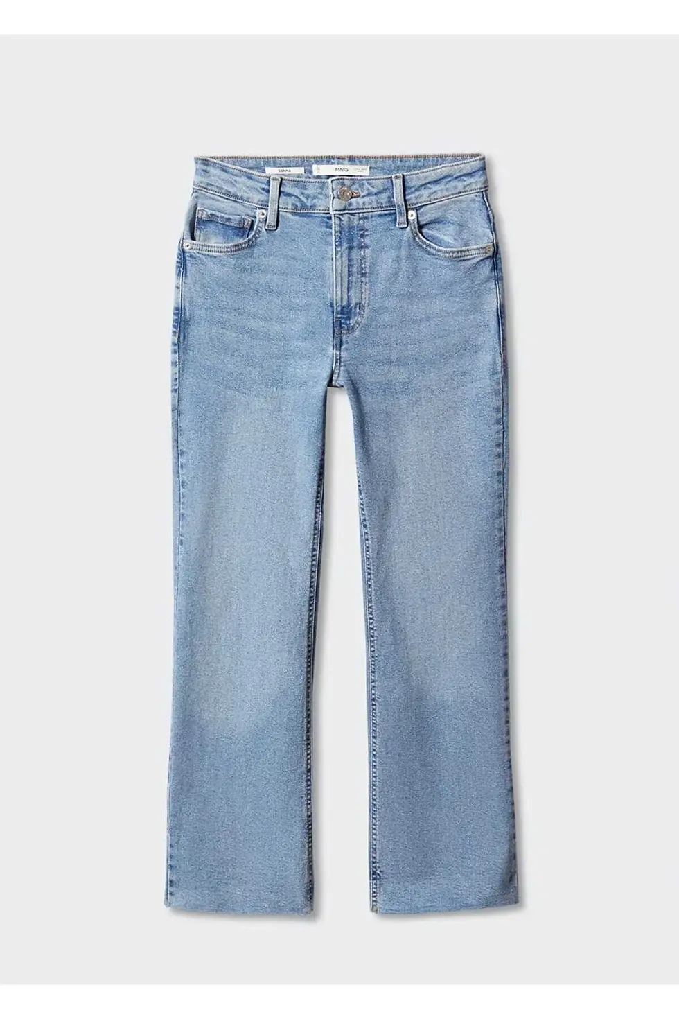 Thumbnail: Mango İspanyol paçalı kısa jean pantolon