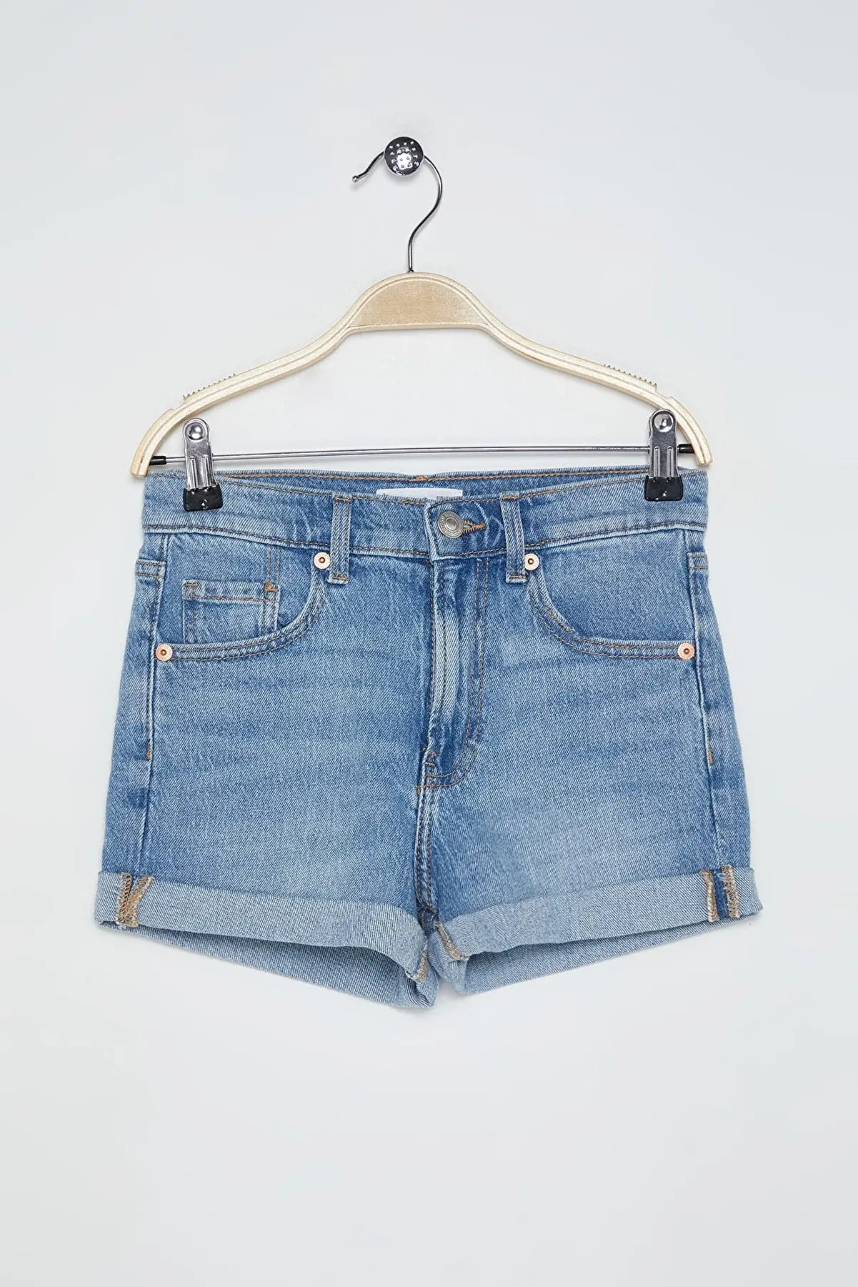 MANGO Kids Açik Denim Şort & Bermuda