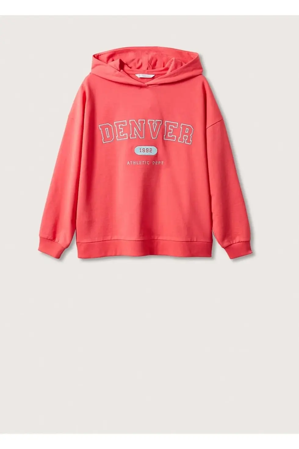 Thumbnail: Mango Teen Desenli Kapüşonlu Sweatshirt