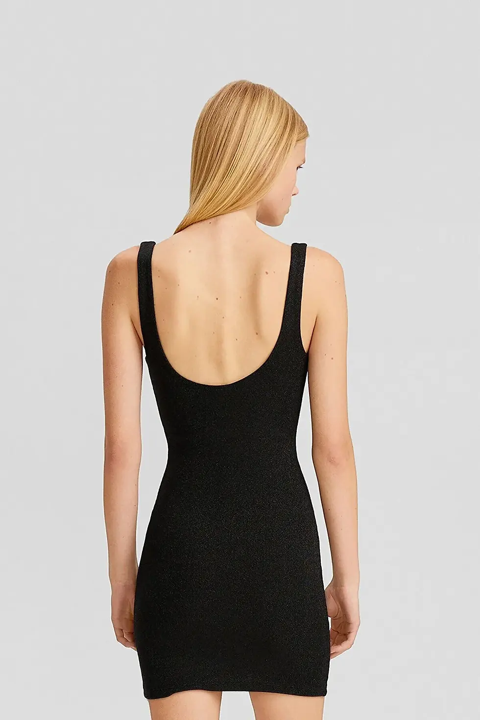 Thumbnail: Bershka Parlak ince askılı mini elbise