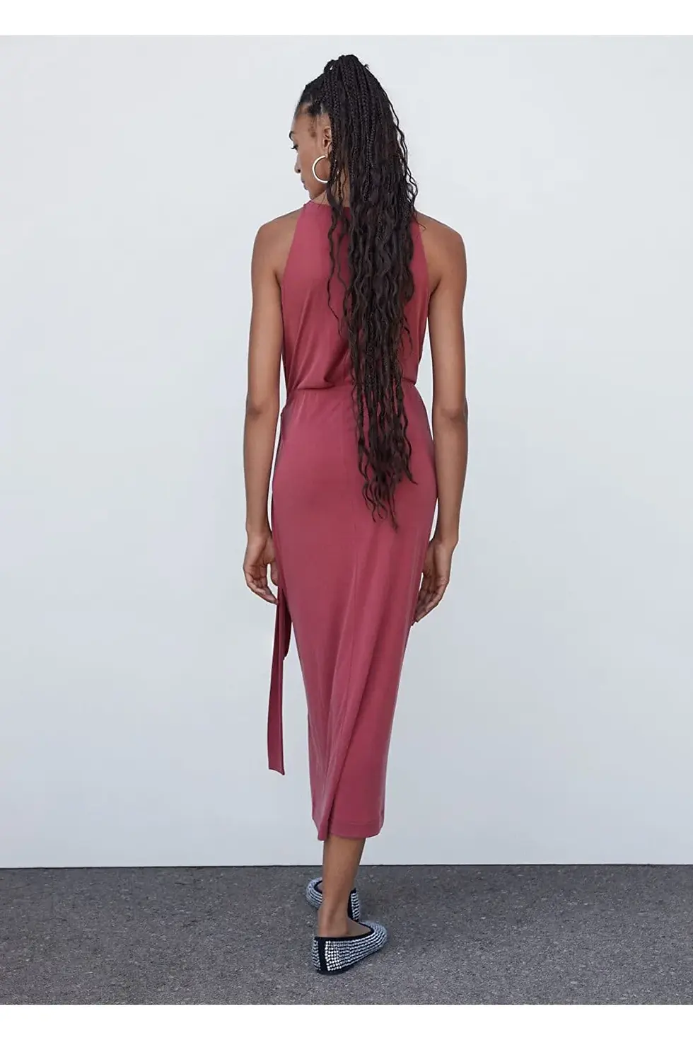 Миниатюра: Mango Fiyonklu modal elbise