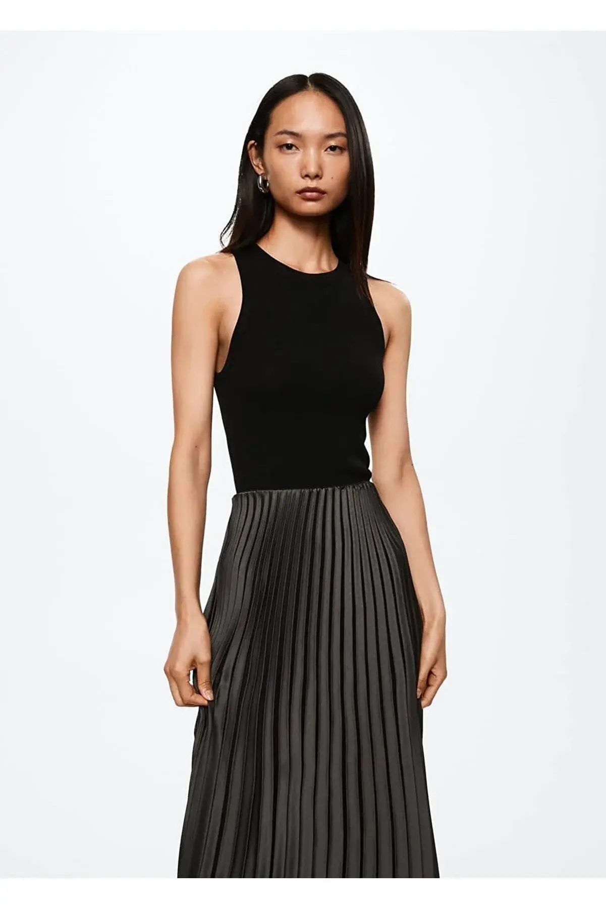 Mango Pilili Saten Etek