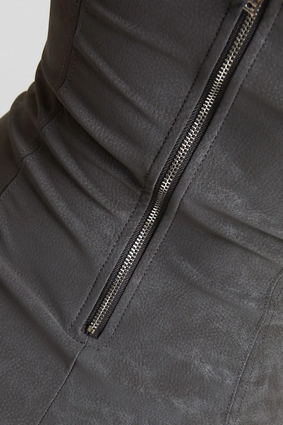 Thumbnail: Bershka Suni deri bandeau midi elbise