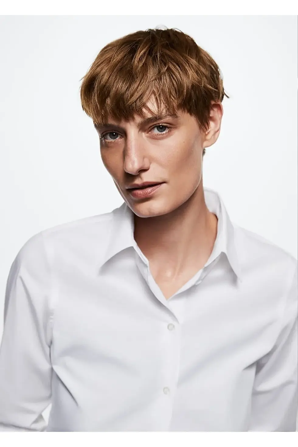 Thumbnail: MANGO Regular Fit Poplin Gömlek