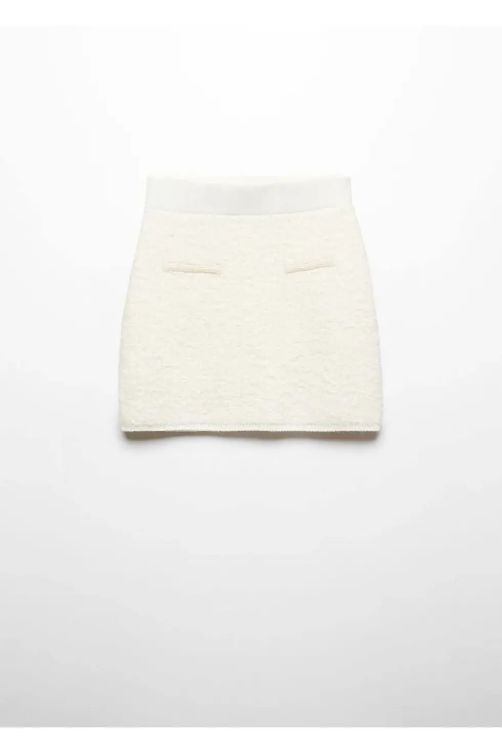 Thumbnail: Mango Kontrast Şeritli Tüvit Etek